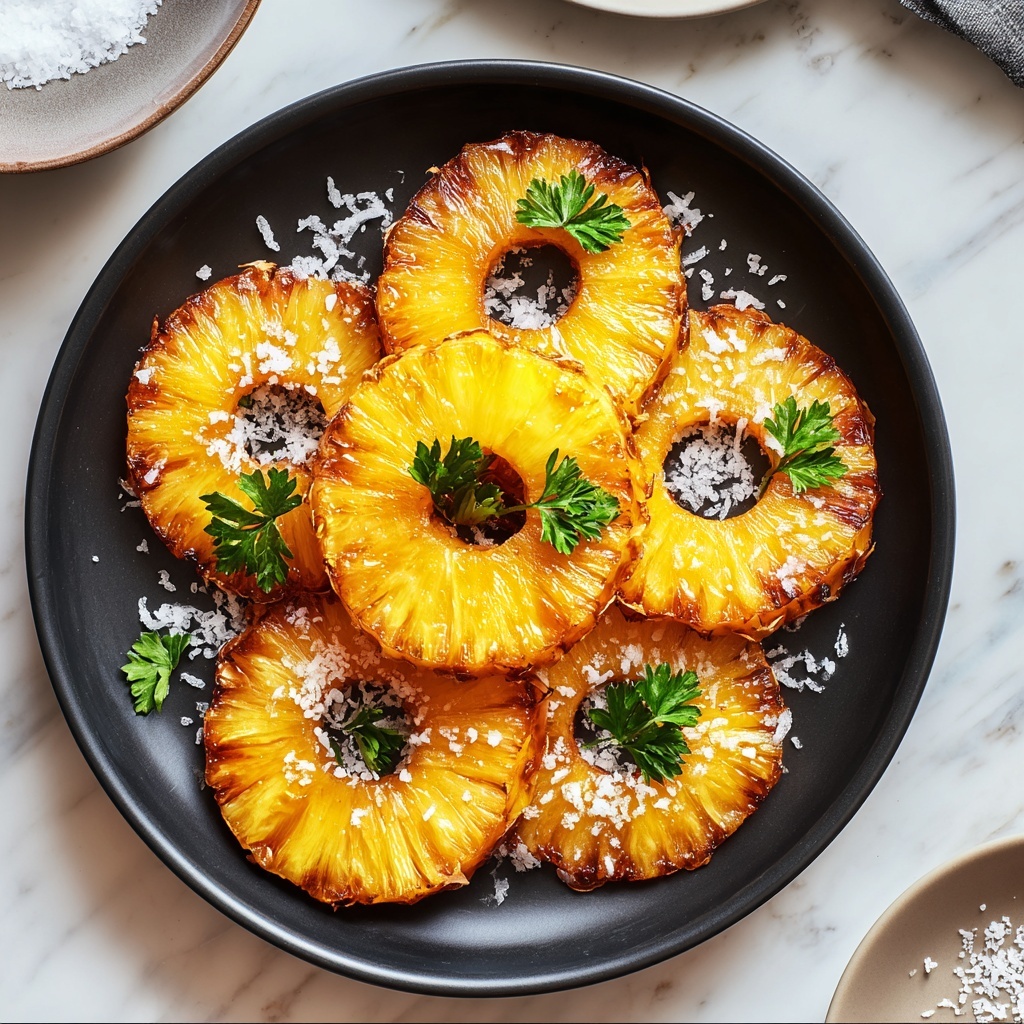 Fried Pineapple Rings Recipe - Recipe Image