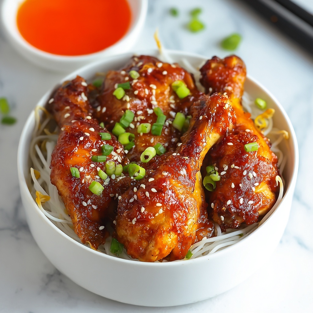 Spicy Korean Fried Chicken Recipe - Recipe Image