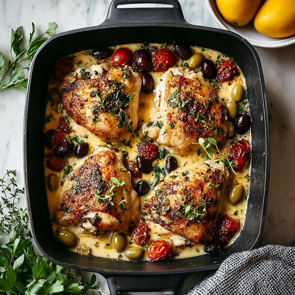 Baked Tuscan Chicken Casserole Recipe - Recipe Image