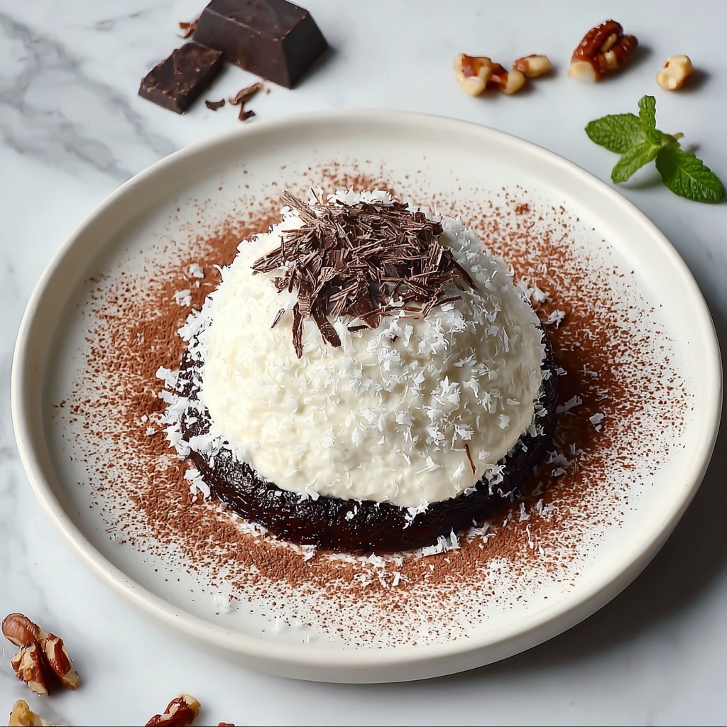 Coconut Domes with Chocolate Recipe - Recipe Image