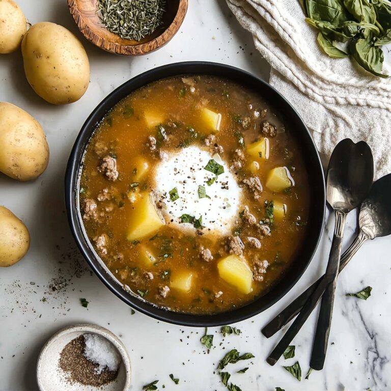 Hamburger Potato Soup Recipe