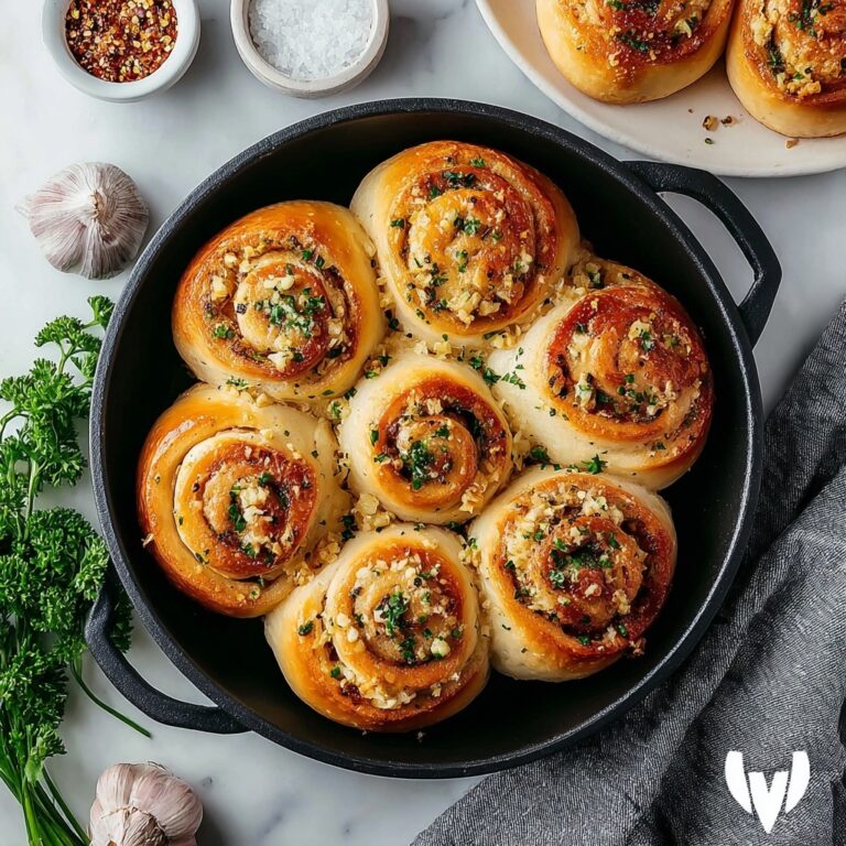 Garlic Swirl Rolls Recipe