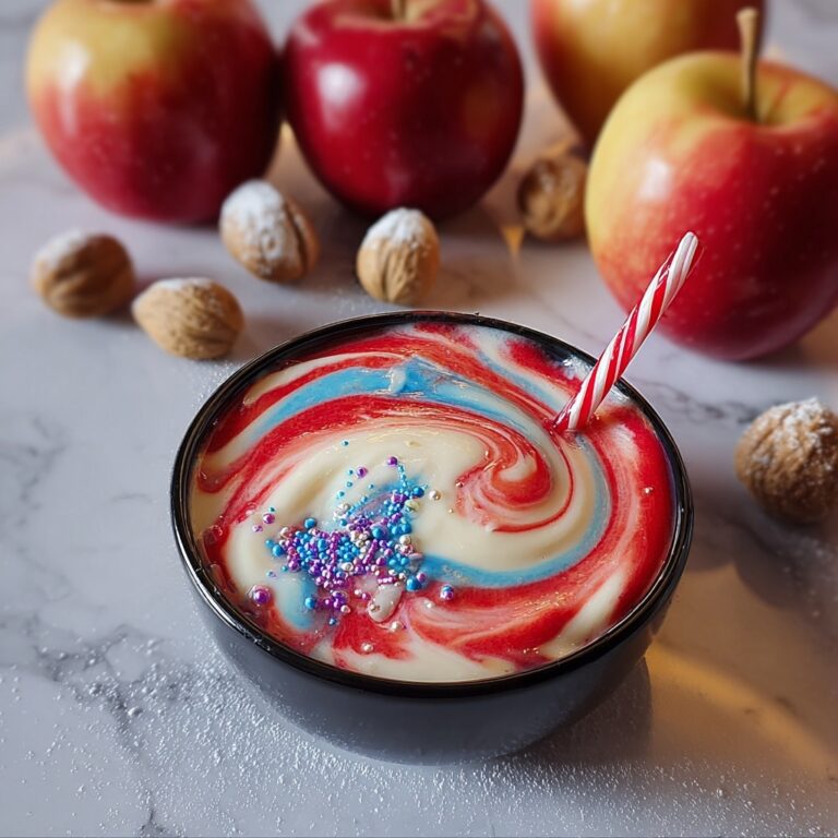 Cotton Candy Swirl Candy Apples Recipe