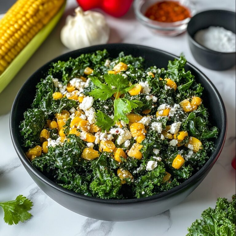 Mexican Street Corn Kale Salad Recipe