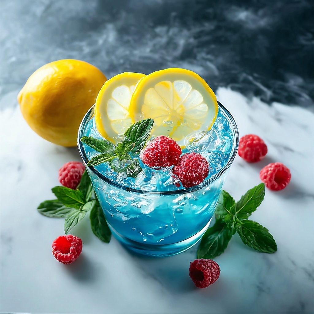 Blue Raspberry Lemonade Recipe - Recipe Image