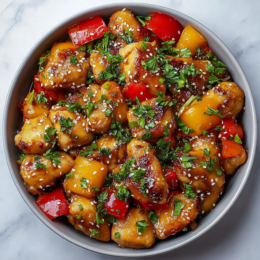 Oven-Baked Sweet and Sour Chicken Recipe - Recipe Image
