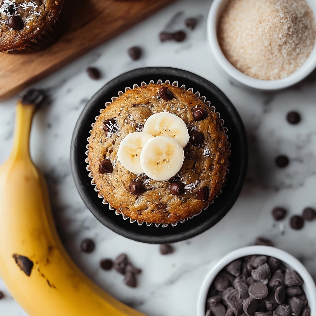 Banana Chocolate Chip Muffins Recipe - Recipe Image