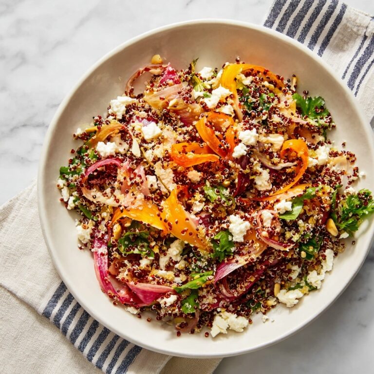 Rainbow Carrot Quinoa Salad with Feta and Pistachios Recipe