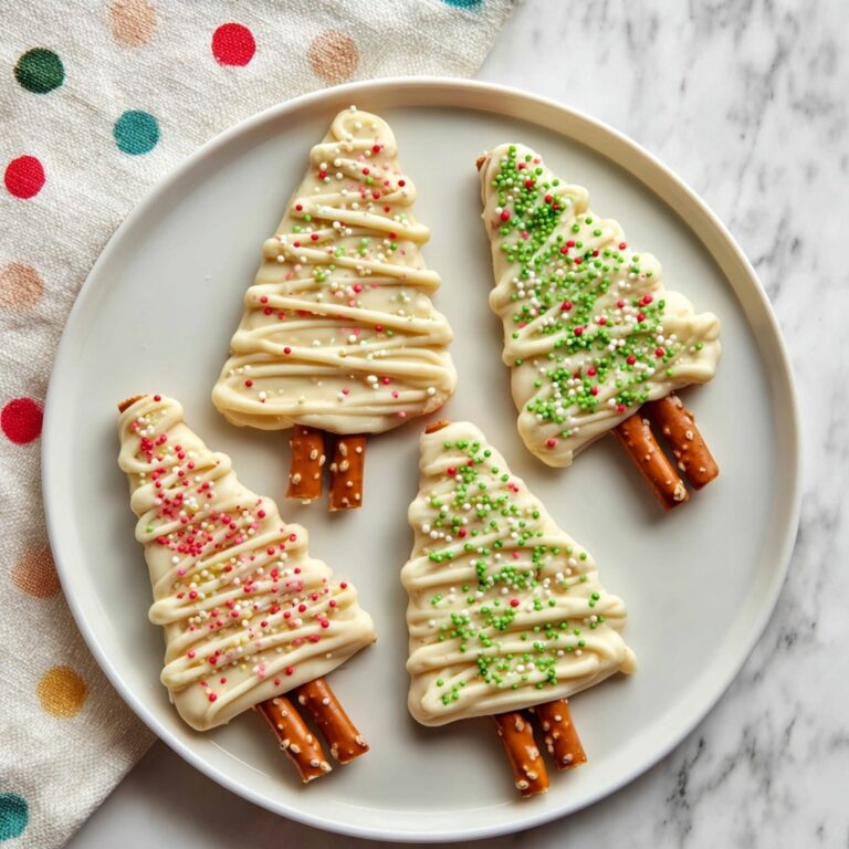 White Chocolate Christmas Trees Recipe