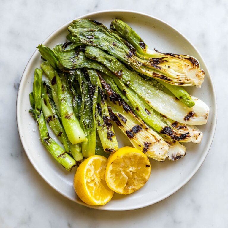Grilled Scallions with Lemon and Olive Oil Recipe