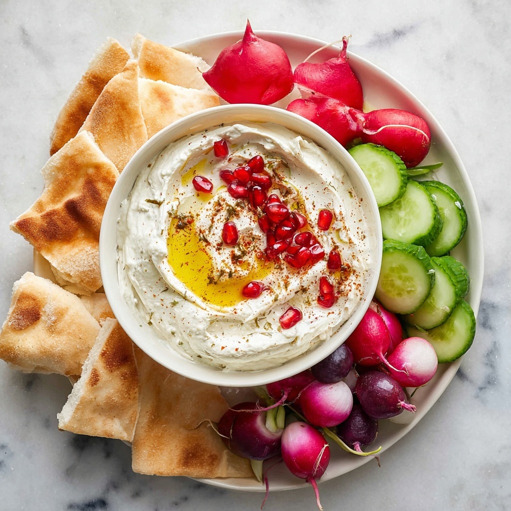 Tahini Yogurt Sauce with Sumac and Pomegranate Seeds Recipe - Recipe Image