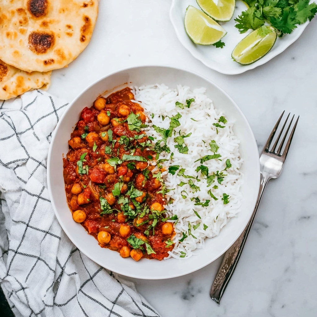 Creamy Spicy Chana Masala Recipe - Recipe Image
