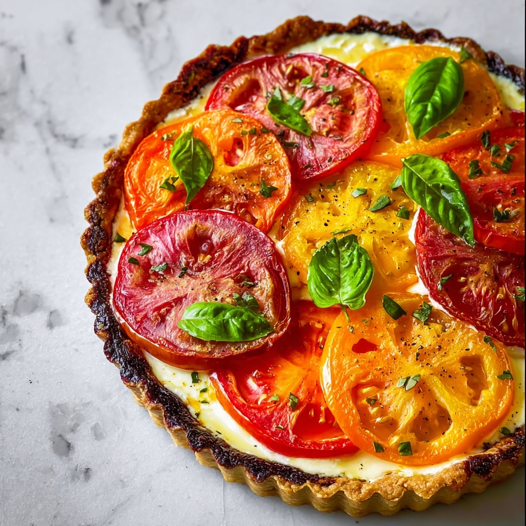 Tomato Tart with Blue Cheese Recipe - Recipe Image