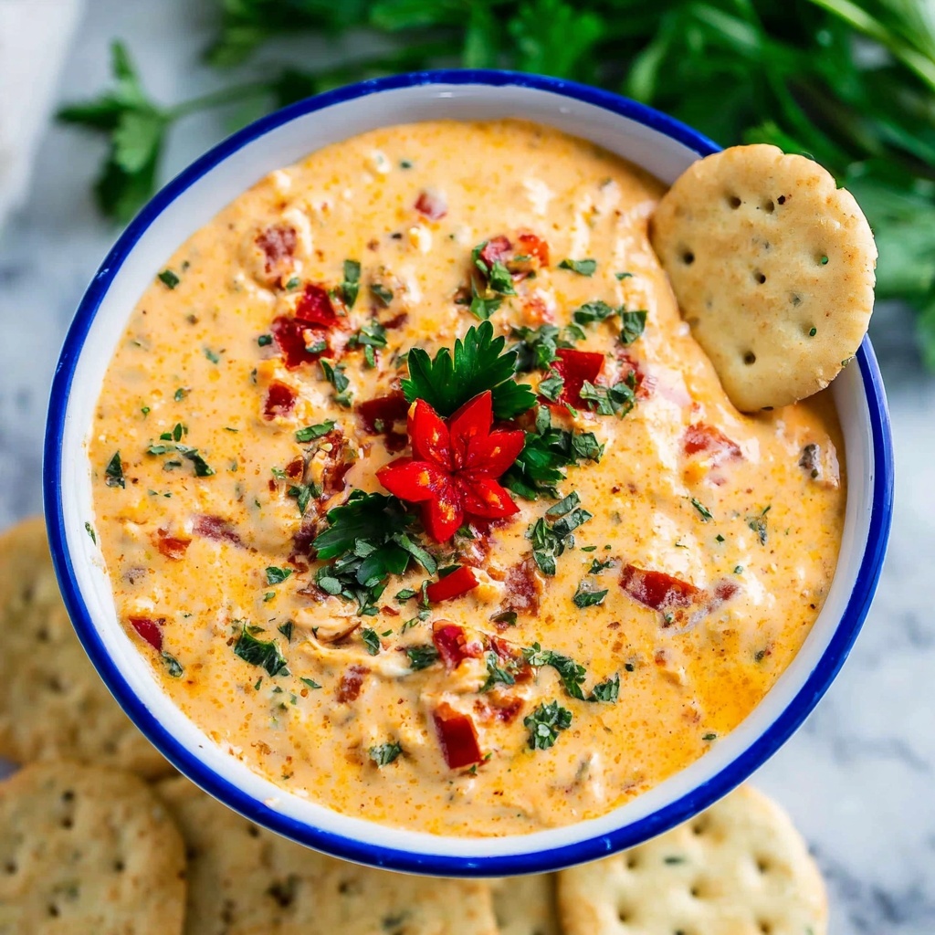 Pimiento Cheese Dip with Nut-Thins Recipe - Recipe Image