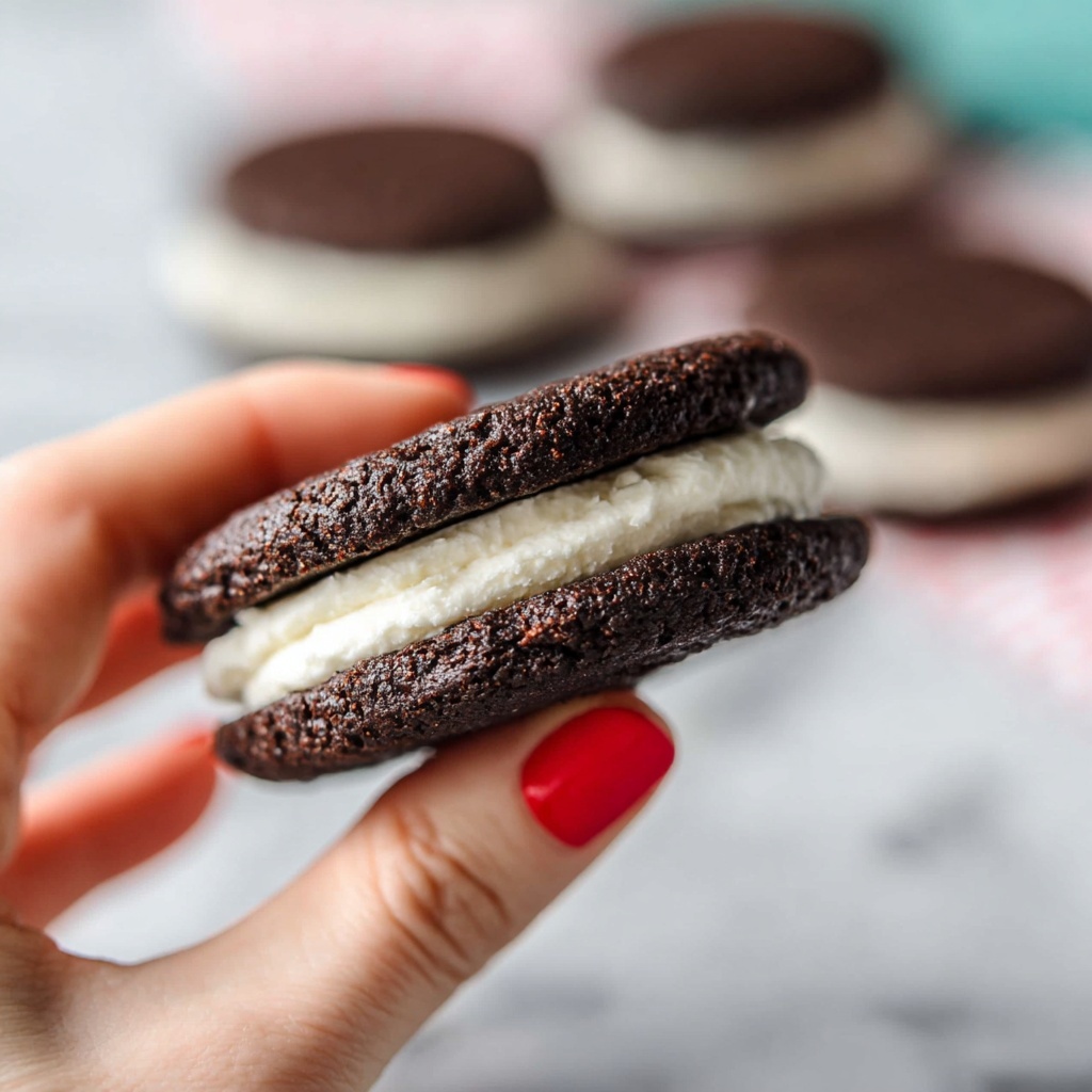 Homemade Brownie Oreos Recipe - Recipe Image
