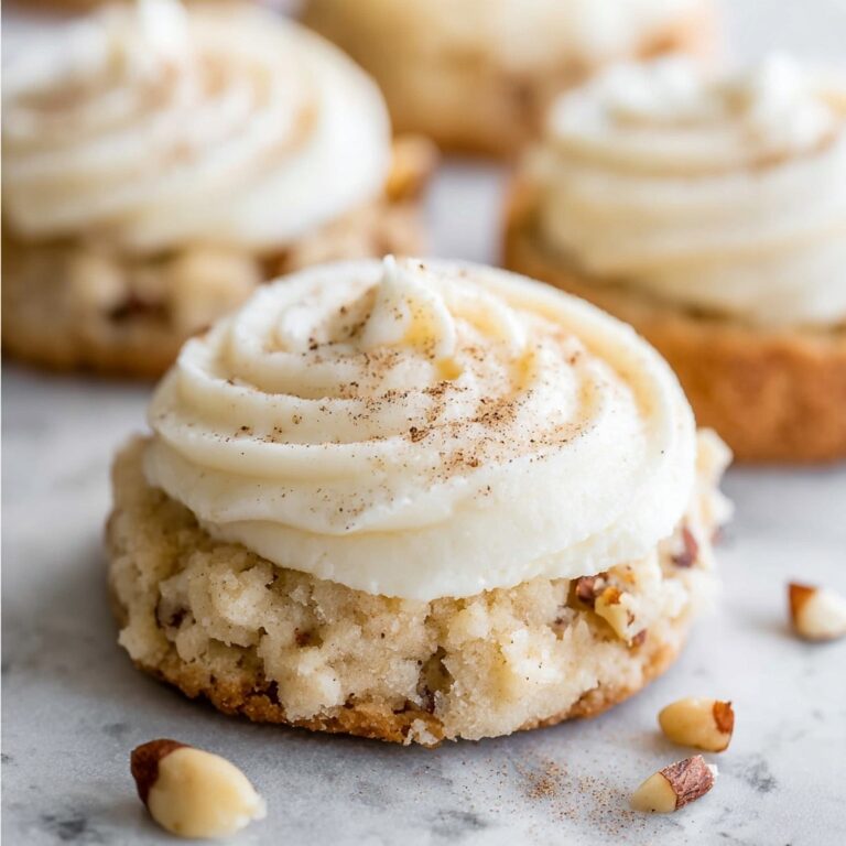 Macadamia Nut Cookies with Cream Cheese Frosting Recipe