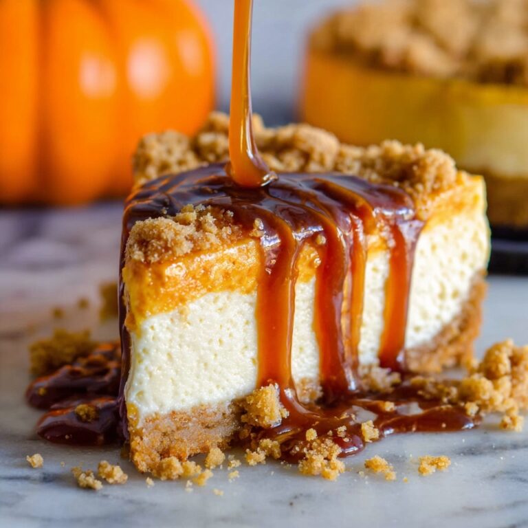 Double Layer Pumpkin Cheesecake Recipe