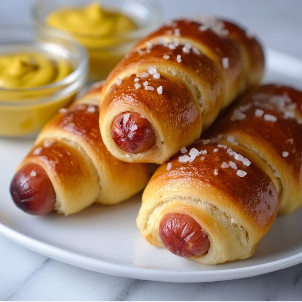 Homemade Pretzel Dogs Recipe - Recipe Image