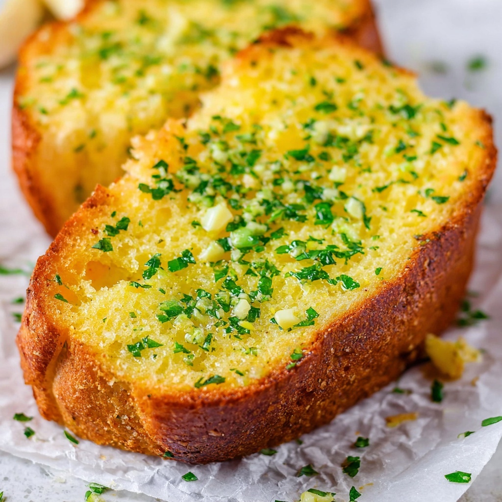 Homemade Garlic Bread Recipe - Recipe Image
