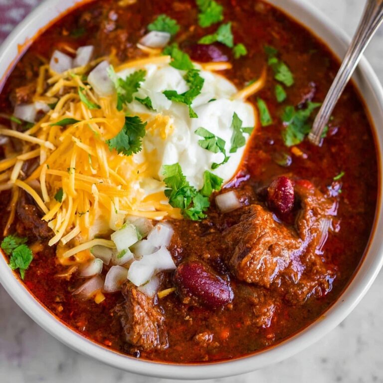 Best Slow-Cooked Beef Chili with Beans and Spices Recipe