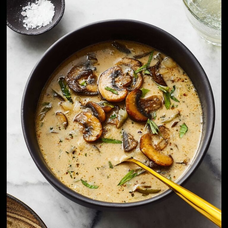 Creamy Baby Bella Mushroom Soup Recipe