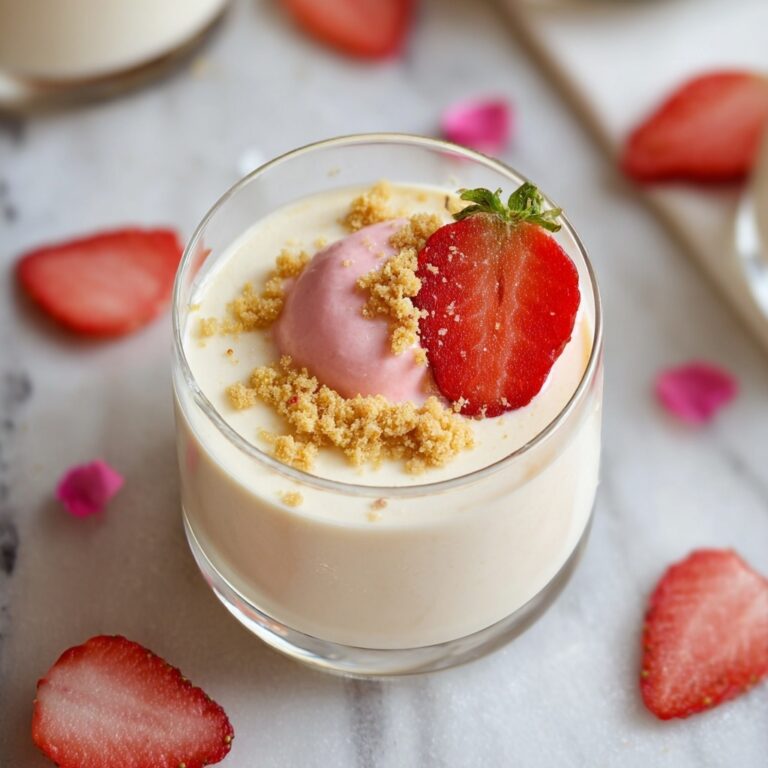 No Bake Cheesecake with Strawberries and Honey Recipe