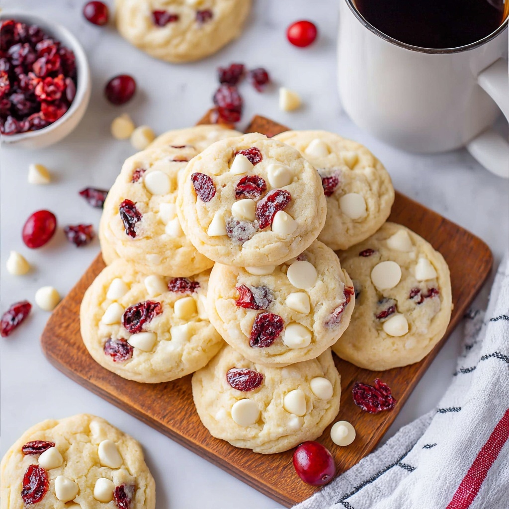 White Chocolate Cranberry Cookies Recipe - Recipe Image