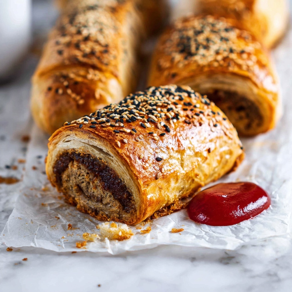 B85 Beef Sausage Rolls with Jalapeño and Cheese Recipe - Recipe Image