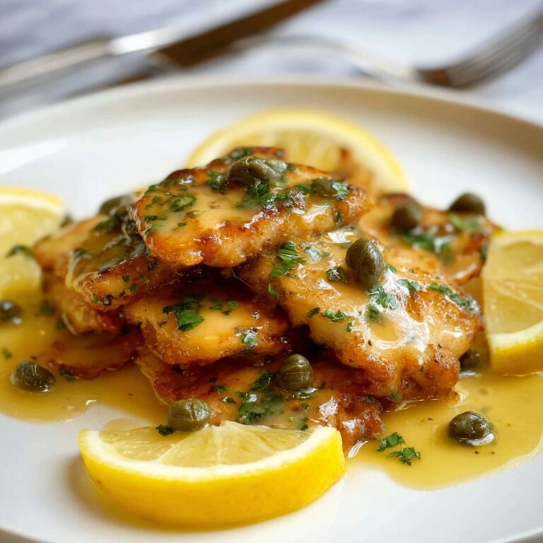 Chicken Piccata (Lemon Chicken with Capers) Recipe