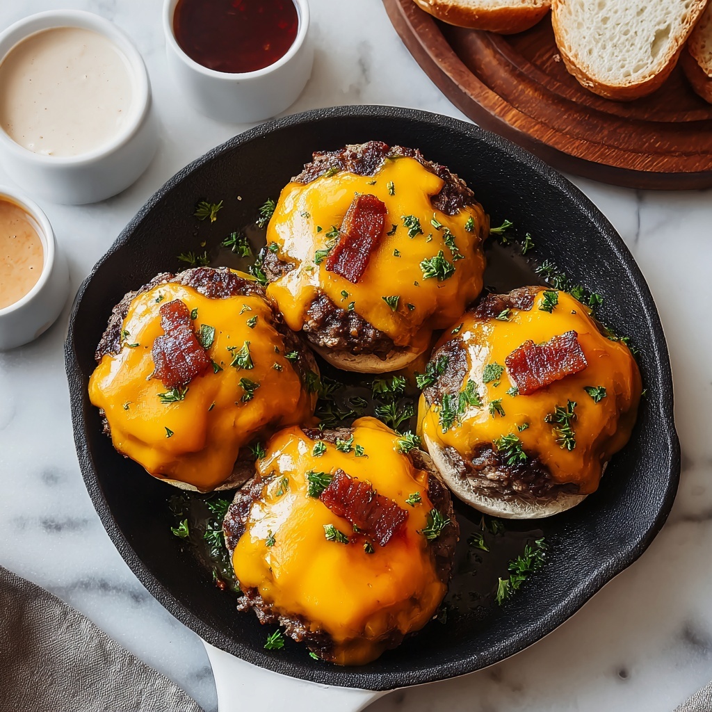 Bacon Cheeseburger Bombs Recipe - Recipe Image