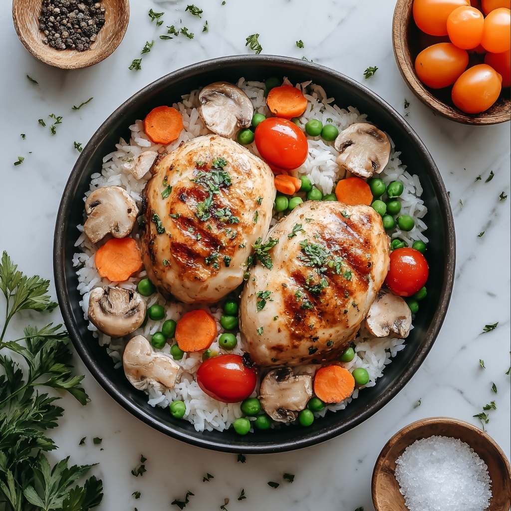 One-Pot Chicken and Rice Recipe - Recipe Image