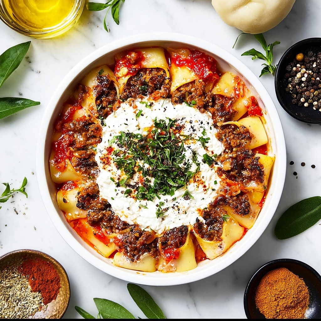 Keto Sausage Lasagna Roll-Ups Recipe - Recipe Image