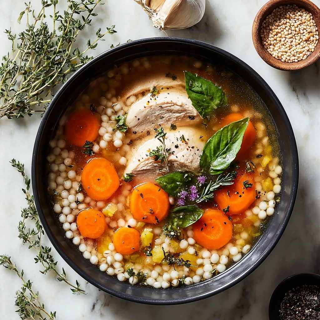 Chicken Soup with Barley Recipe - Recipe Image