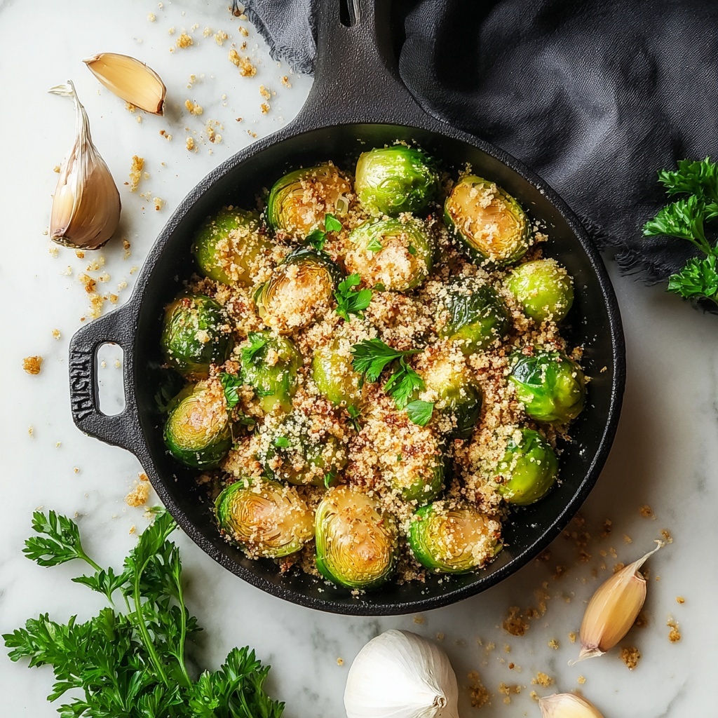 Crispy Parmesan-Crusted Roasted Brussels Sprouts Recipe - Recipe Image