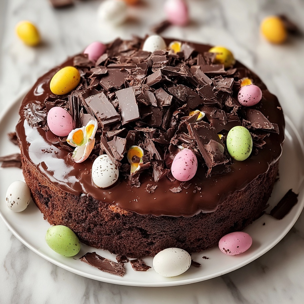 Mini Egg Chocolate Cake Recipe - Recipe Image