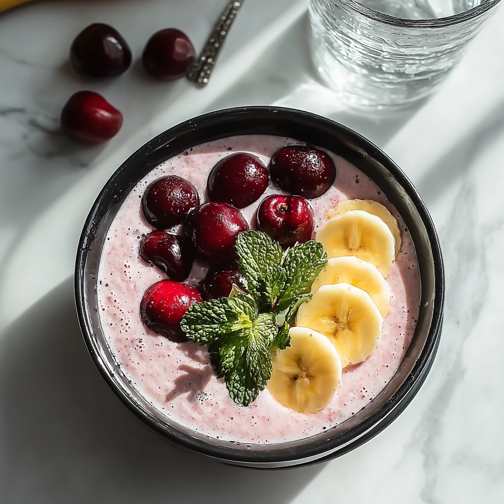 Banana Cherry Smoothie Recipe - Recipe Image