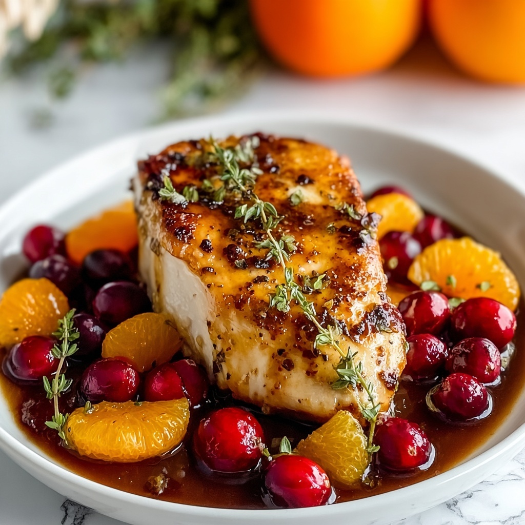 Cranberry Orange Chicken Recipe - Recipe Image