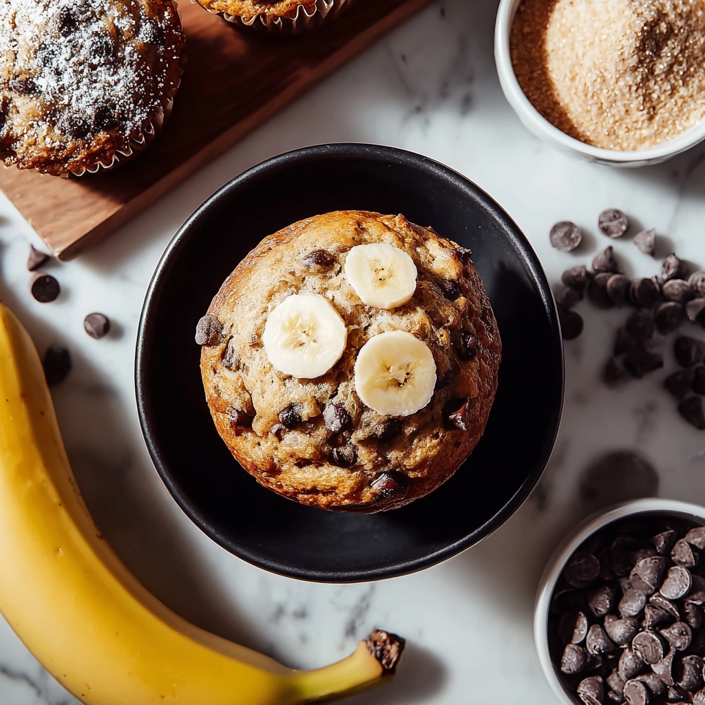 Banana Chocolate Chip Muffins Recipe - Recipe Image