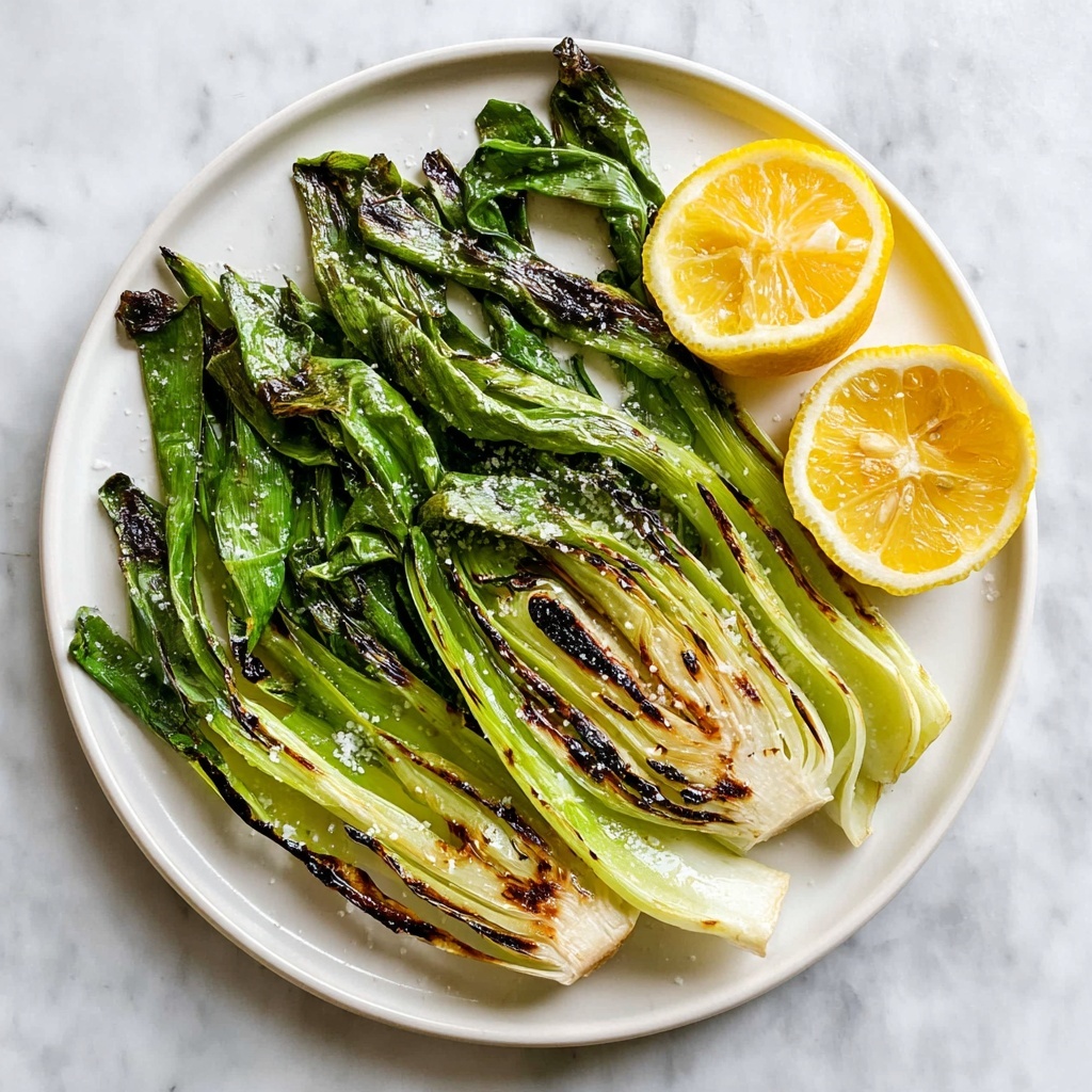 Grilled Scallions with Lemon and Olive Oil Recipe - Recipe Image
