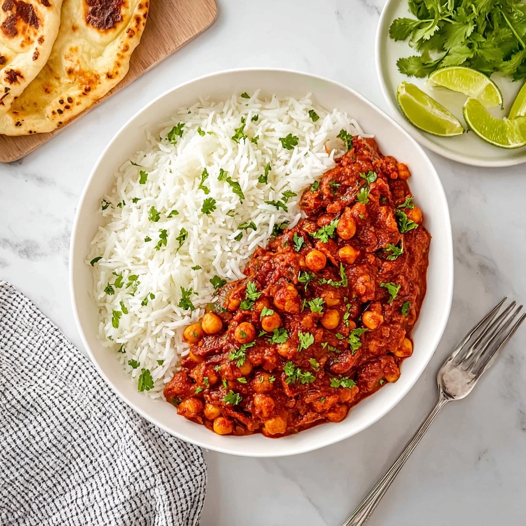 Creamy Spicy Chana Masala Recipe - Recipe Image