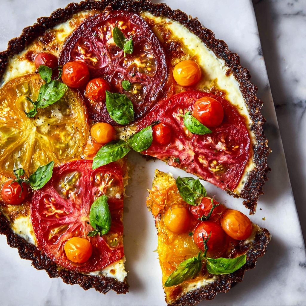 Tomato Tart with Blue Cheese Recipe - Recipe Image