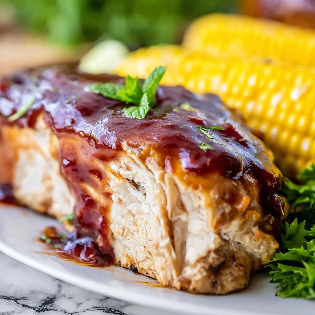 Blackberry Balsamic Glazed Chicken Recipe - Recipe Image