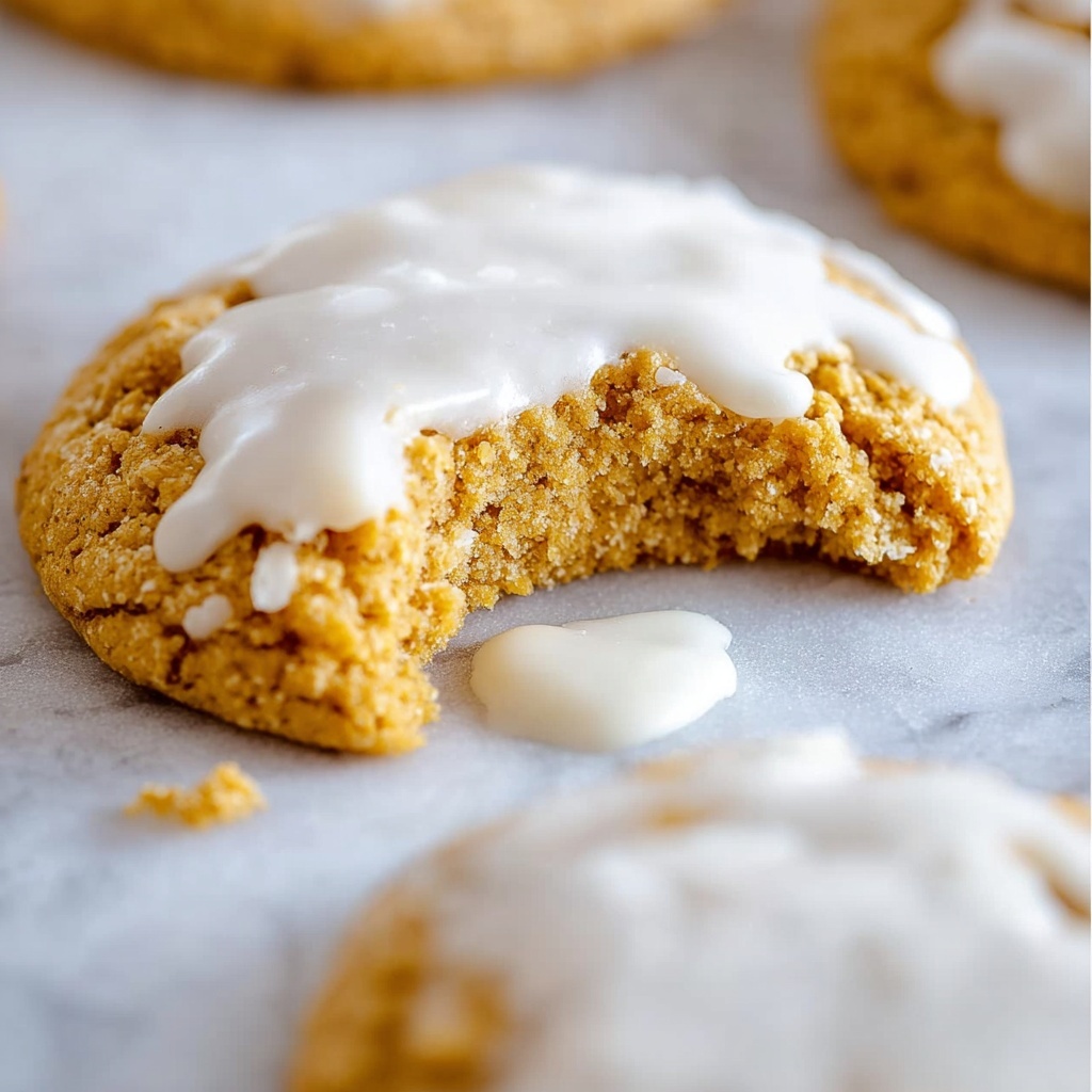 Soft Peanut Butter Cookies with Maple Glaze Recipe - Recipe Image