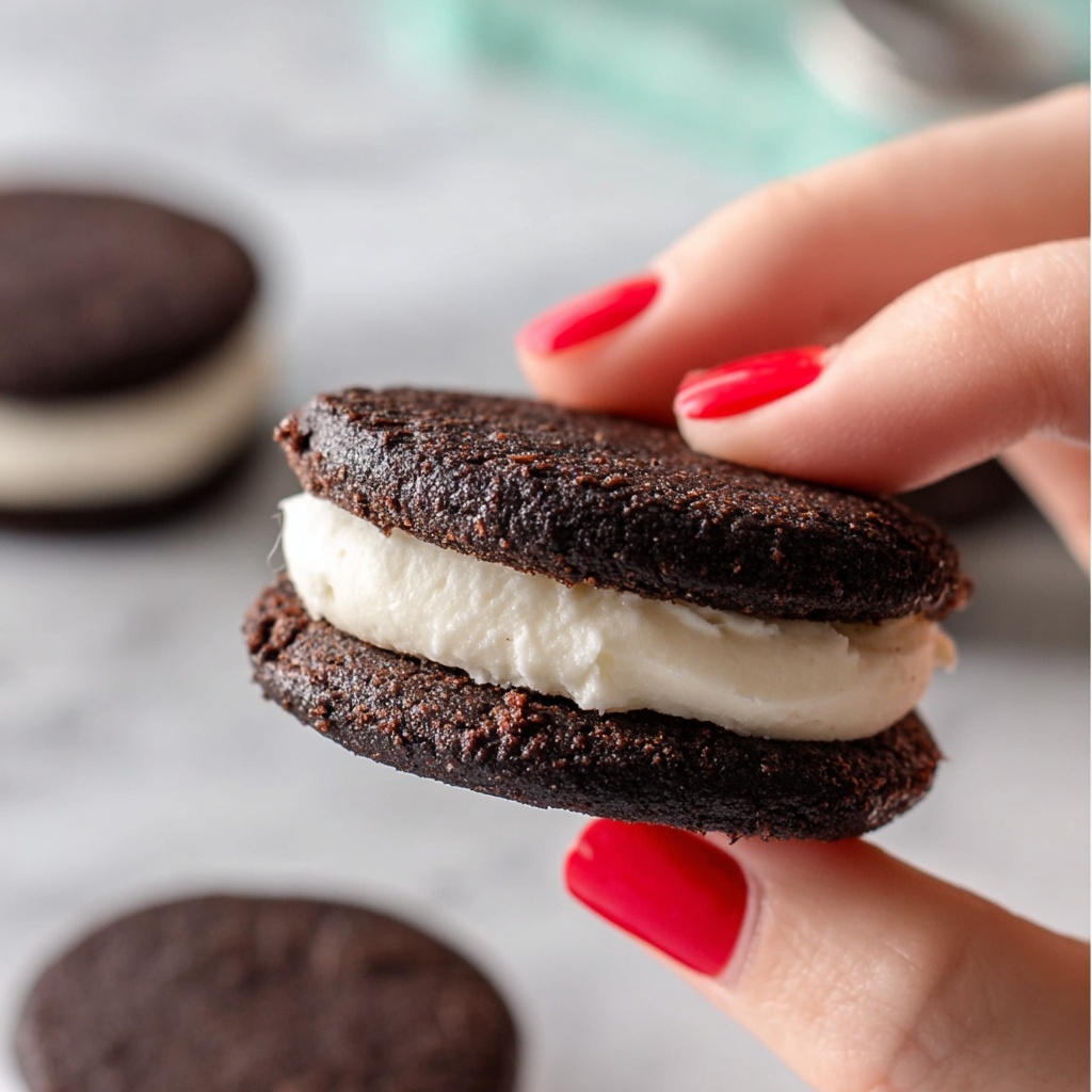 Homemade Brownie Oreos Recipe - Recipe Image