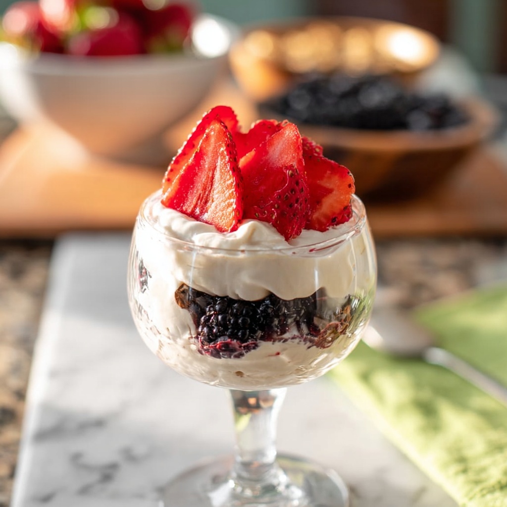 No Bake Cheesecake Parfait Bar Recipe - Recipe Image