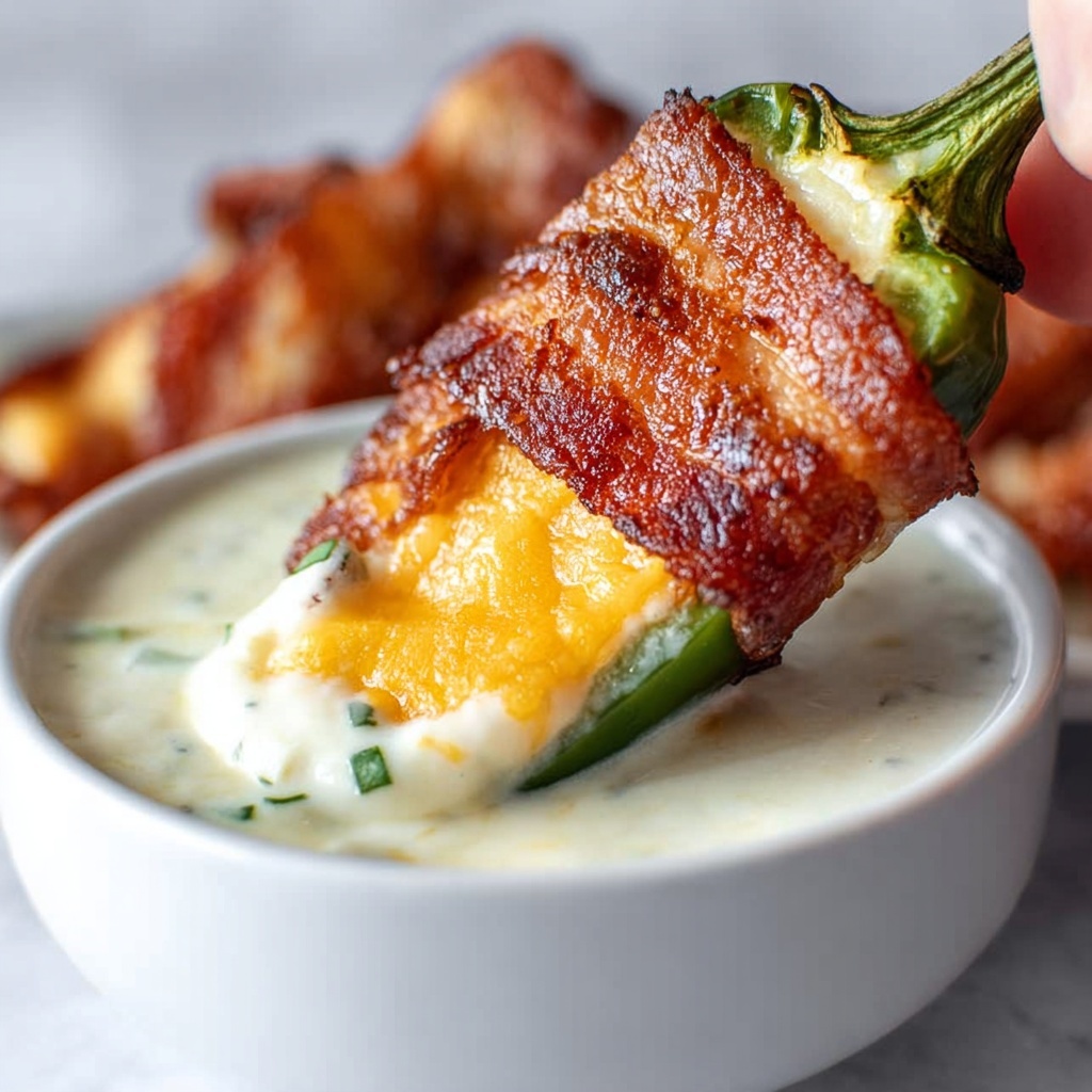 Baked Jalapeno Poppers with Bacon and Cream Cheese Recipe - Recipe Image