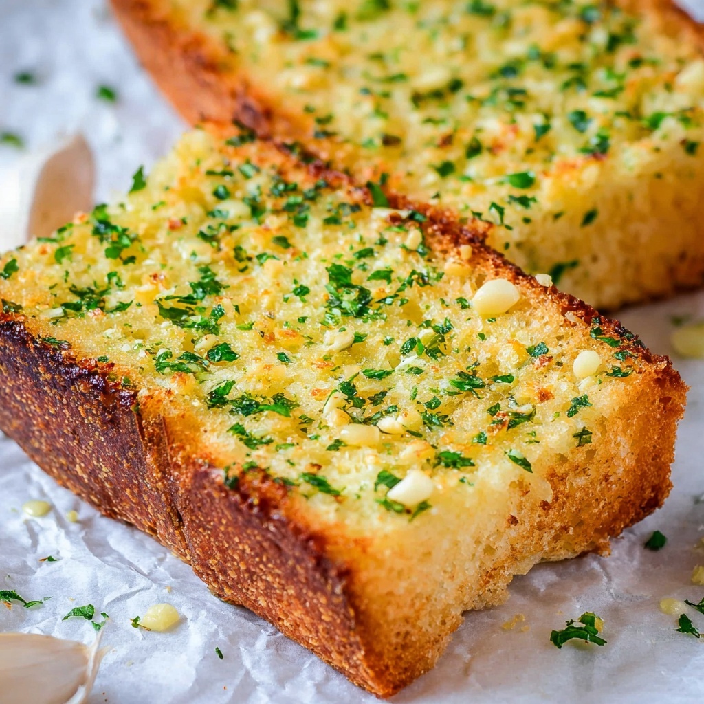 Homemade Garlic Bread Recipe - Recipe Image