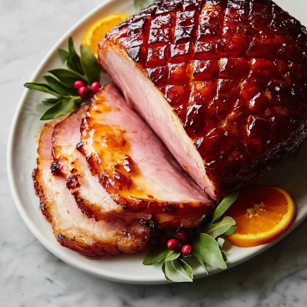 Brown Sugar Glazed Ham Recipe - Recipe Image