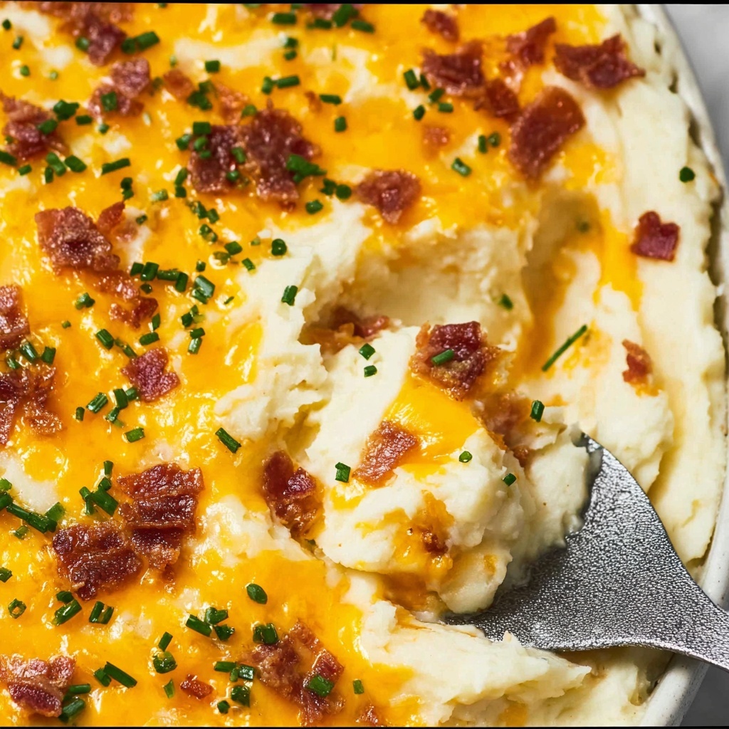 Loaded Mashed Potato Casserole Recipe - Recipe Image