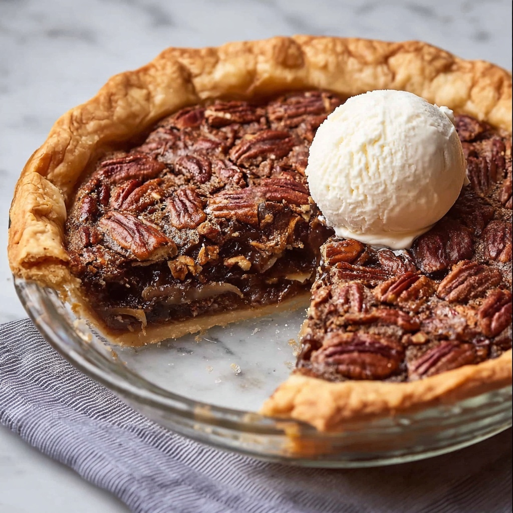 Chocolate Pecan Pie with Bourbon and Chocolate Chips Recipe - Recipe Image